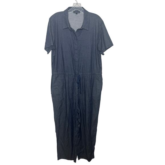 en saison ellis cotton linen halter dress NWT! Anthropologie En Saison Ellis Cotton Linen Halter Dress